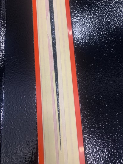 Nitrotherm gel coat detailed arrow