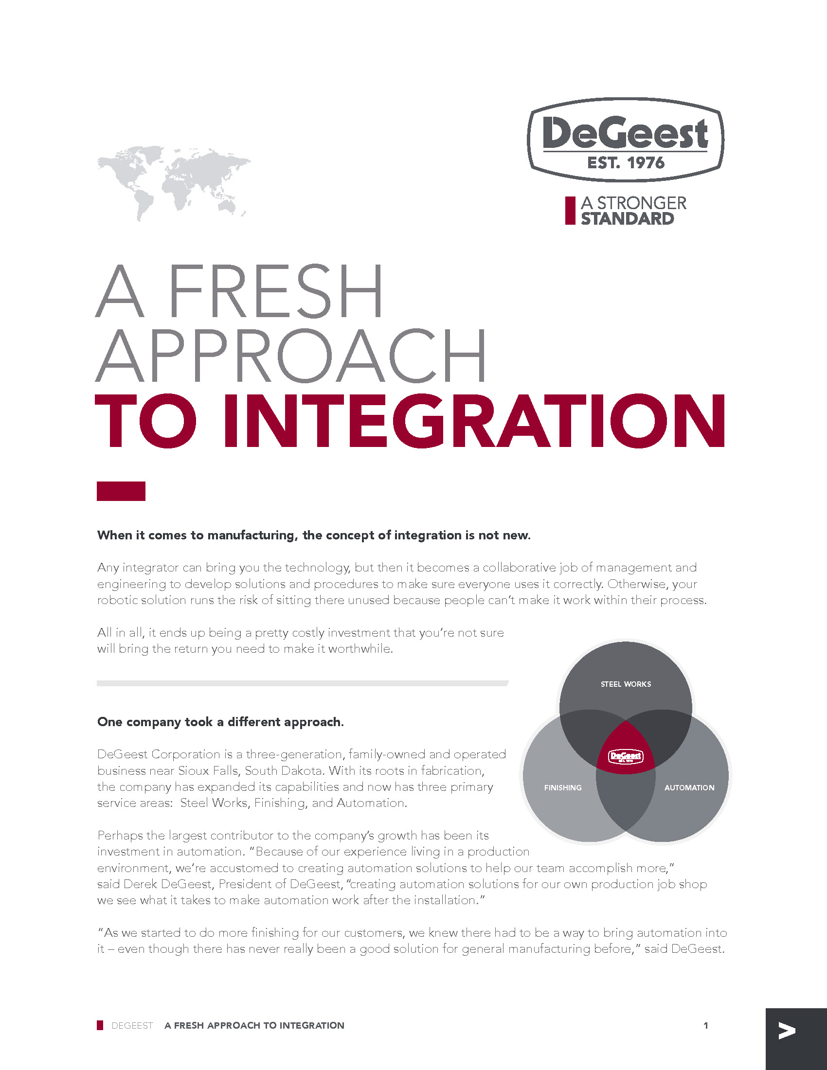 DeGeest Lesta Thought Paper - A Fresh Approach to Integration