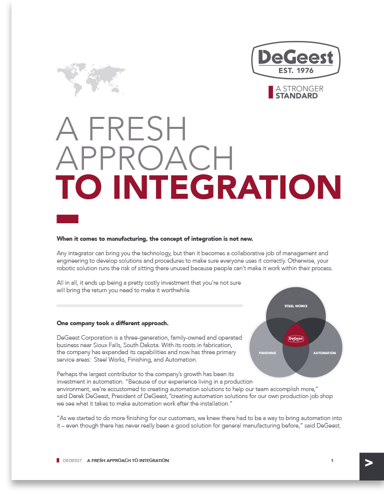 DeGeest - Fresh Approach Integration