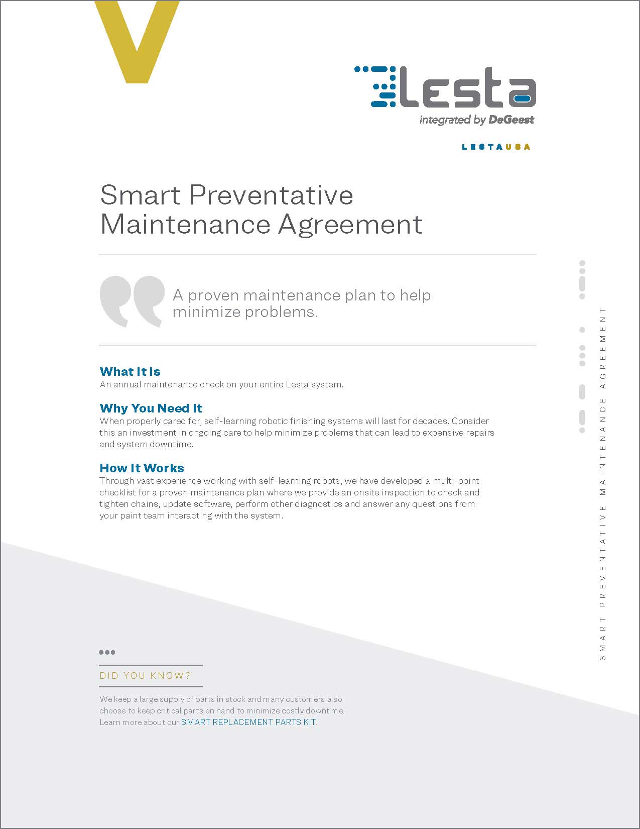 Smart-Preventative-Maintenace-Agreement